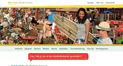Desktop Screenshot of denhaagstudentenstad.nl